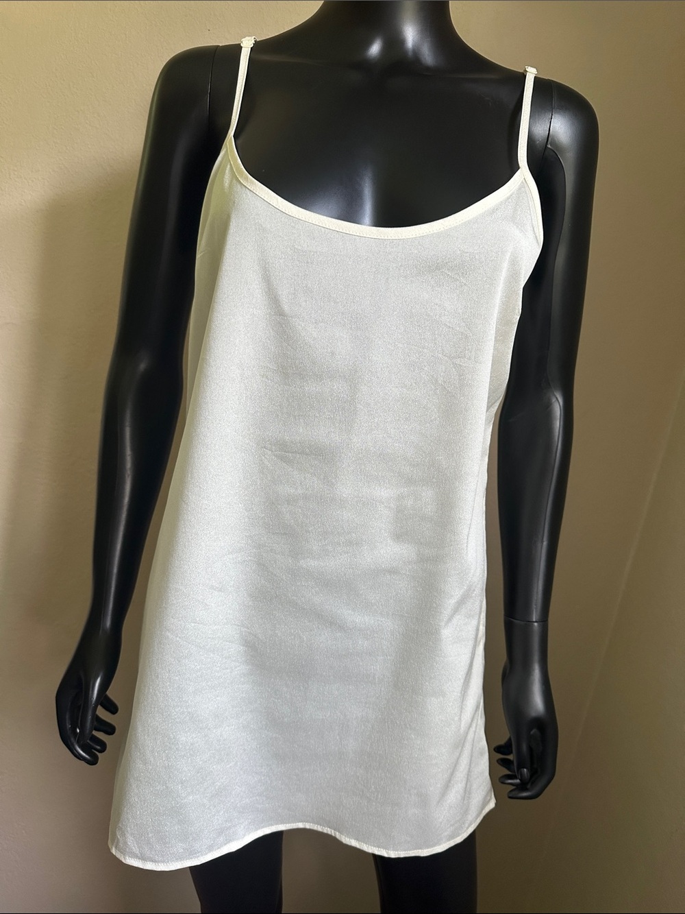 Lulus Ivory Slip Dress with Spaghetti Straps